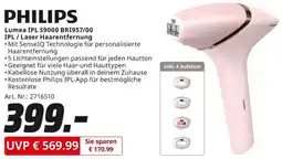 MediaMarkt PHILIPS Lumea IPL S9000 BRI957/00 IPL / Laser Haarentfernung Angebot