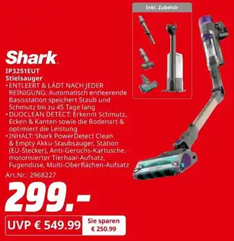 MediaMarkt Shark IP3251EUT Stielsauger Angebot
