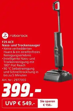 MediaMarkt Roborock F25 ACE Nass- und Trockensauger Angebot