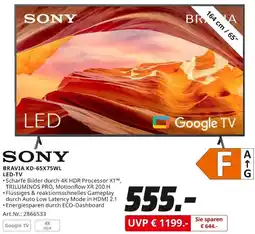 MediaMarkt SONY BRAVIA KD-65X75WL LED-TV Angebot