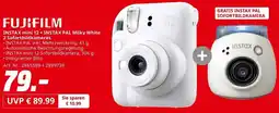 MediaMarkt FUJIFILM INSTAX mini 12 + INSTAX PAL Milky White 2 Sofortbildkameras Angebot