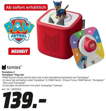 MediaMarkt tonies Toniebox 2 Toniebox Play Set Angebot