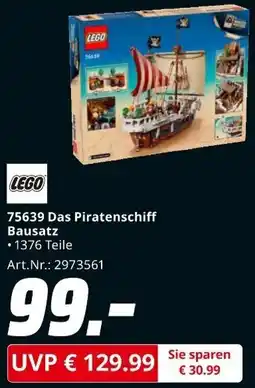 MediaMarkt LEGO 75639 Das Piratenschiff Bausatz Angebot