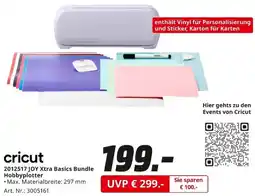 MediaMarkt cricut 2012517 JOY Xtra Basics Bundle Hobbyplotter Angebot
