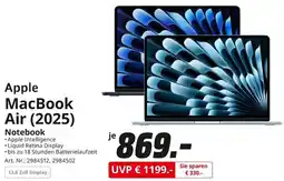 MediaMarkt Apple MacBook Air (2025) Notebook Angebot