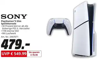 MediaMarkt SONY PlayStation5 Slim Spielekonsole Angebot