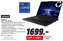 MediaMarkt Lenovo Legion 5 Gaming Laptop Angebot