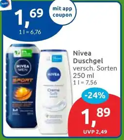 Budni Nivea Duschgel Angebot