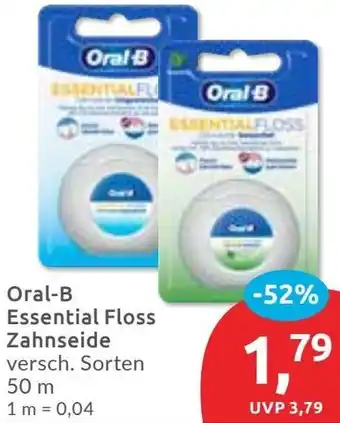 Budni Oral-B Essential Floss Zahnseide Angebot