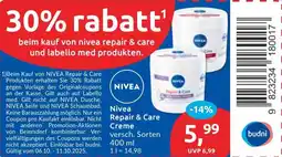 Budni Nivea Repair & Care Creme Angebot