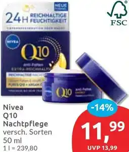 Budni Nivea Q10 Nachtpflege Angebot
