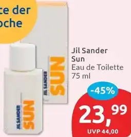 Budni Jil Sander Sun Eau de Toilette Angebot