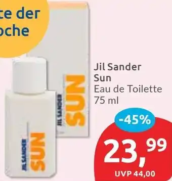 Budni Jil Sander Sun Eau de Toilette Angebot