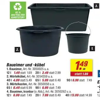 toom Baumarkt Baueimer und -kübel Angebot