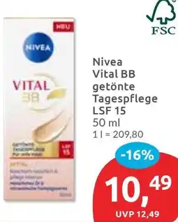 Budni Nivea Vital BB getönte Tagespflege LSF 15 Angebot