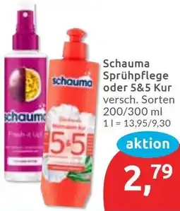 Budni Schauma Sprühpflege oder 5&5 Kur Angebot