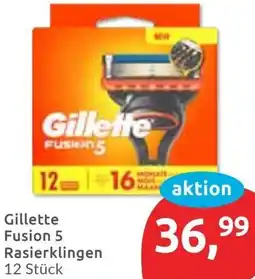 Budni Gillette Fusion 5 Rasierklingen Angebot