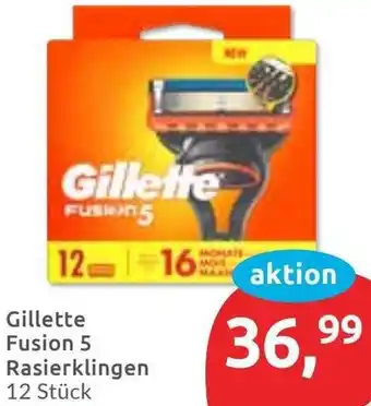 Budni Gillette Fusion 5 Rasierklingen Angebot