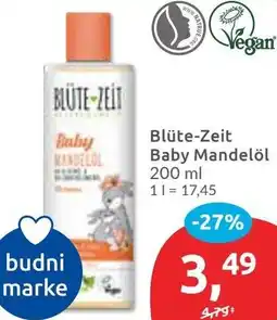 Budni Blüte-Zeit Baby Mandelöl Angebot