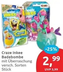 Budni Craze Inkee Badebombe Angebot