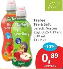 Budni Teefee Tee & Saft Angebot
