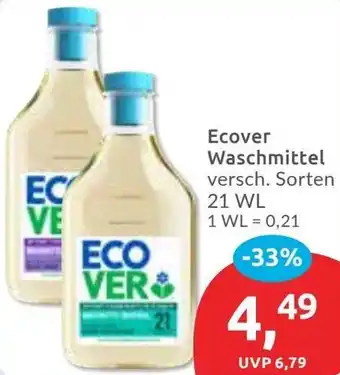 Budni Ecover Waschmittel Angebot