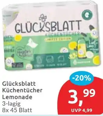 Budni Glücksblatt Küchentücher Lemonade Angebot