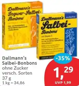 Budni Dallmann's Salbei-Bonbons Angebot