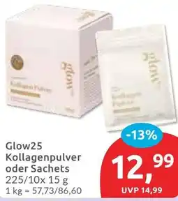 Budni Glow25 Kollagenpulver oder Sachets Angebot