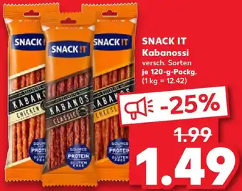 Kaufland SNACK IT Kabanossi Angebot