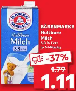 Kaufland BÄRENMARKE Haltbare Milch Angebot