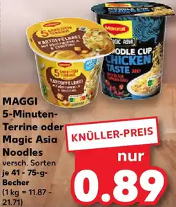 Kaufland MAGGI 5-Minuten- Terrine oder Magic Asia Noodles Angebot