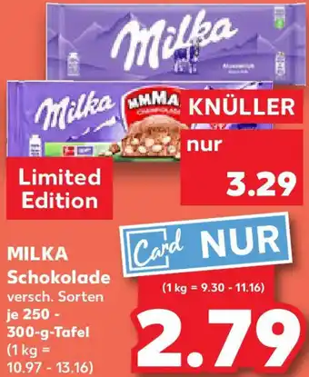 Kaufland MILKA Schokolade Angebot