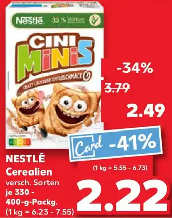 Kaufland NESTLÉ Cerealien Angebot