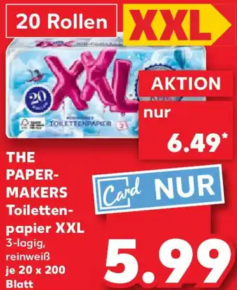 Kaufland THE PAPERMAKERS Toilettenpapier XXL Angebot
