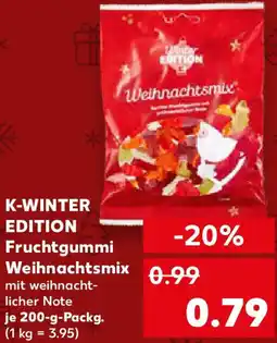 Kaufland K-WINTER EDITION Fruchtgummi Weihnachtsmix Angebot