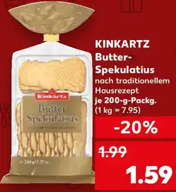 Kaufland KINKARTZ Butter- Spekulatius Angebot