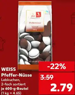 Kaufland WEISS Pfeffer-Nüsse Angebot