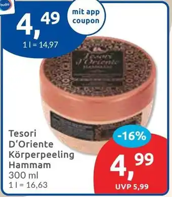 Budni Tesori D'Oriente Körperpeeling Hammam Angebot