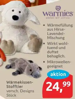 Budni Wärmekissen Stofftier Angebot