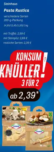 KONSUM Steinhaus Pasta Rustica Angebot
