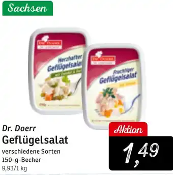 KONSUM Dr. Doerr Geflügelsalat Angebot