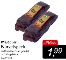 KONSUM Wiesbauer Wurzelspeck Angebot