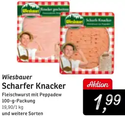 KONSUM Wiesbauer Scharfer Knacker Angebot