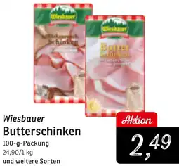 KONSUM Wiesbauer Butterschinken Angebot