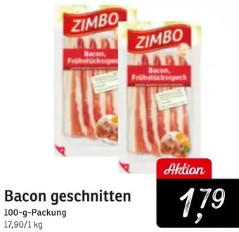 KONSUM Bacon geschnitten Angebot