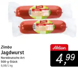KONSUM Zimbo Jagdwurst Angebot
