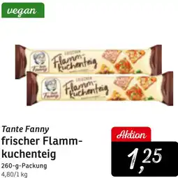KONSUM Tante Fanny frischer Flammkuchenteig Angebot