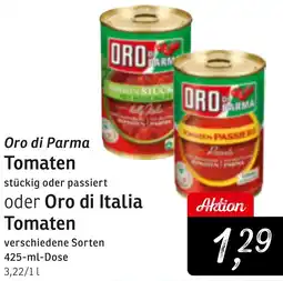 KONSUM Oro di Parma Tomaten oder Oro di Italia Tomaten Angebot