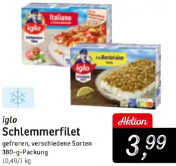 KONSUM iglo Schlemmerfilet Angebot